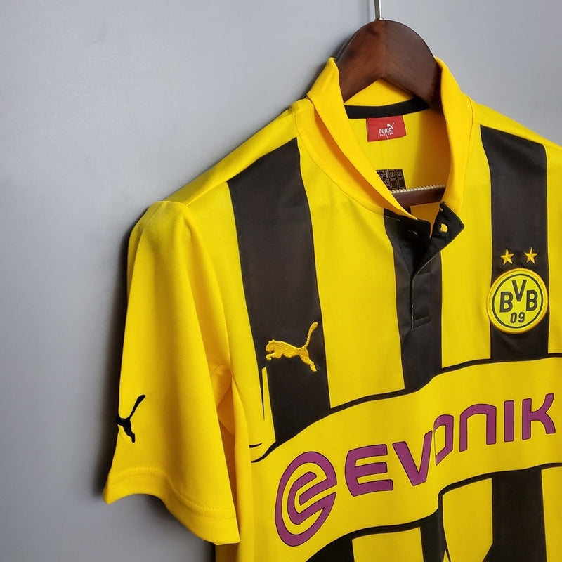 Camisa Borussia Dortmund Retrô 1213 - Puma - Amarela e Preta