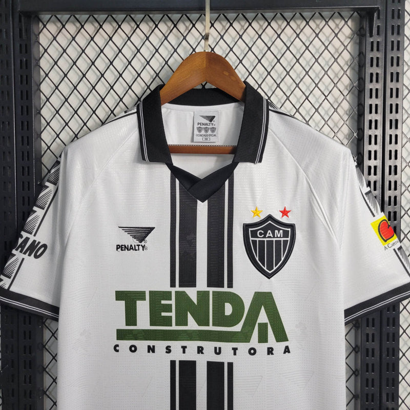 Camisa Atlético MG Retrô 1997 Preta e Branca - Penalty