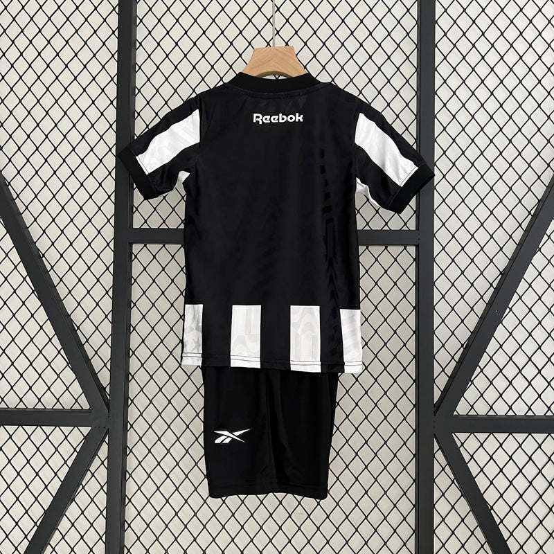 Kit Infantil Botafogo I 23/24 Kappa - Branco e Preto