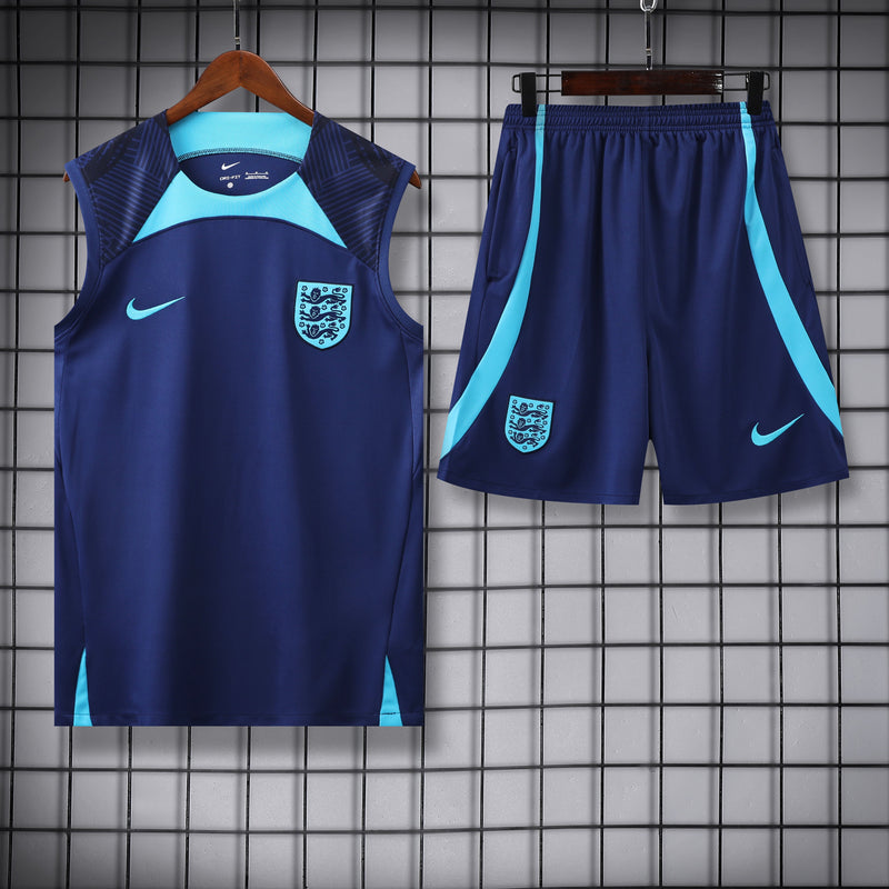 Kit Treino Inglaterra 22/23 Nike - Azul