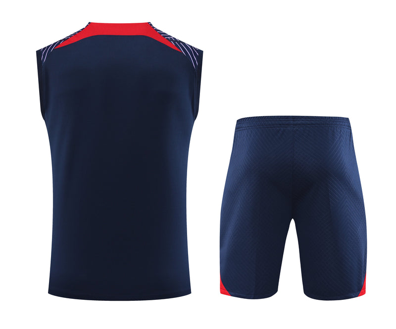 Kit Treino PSG 23/24 Nike - Azul