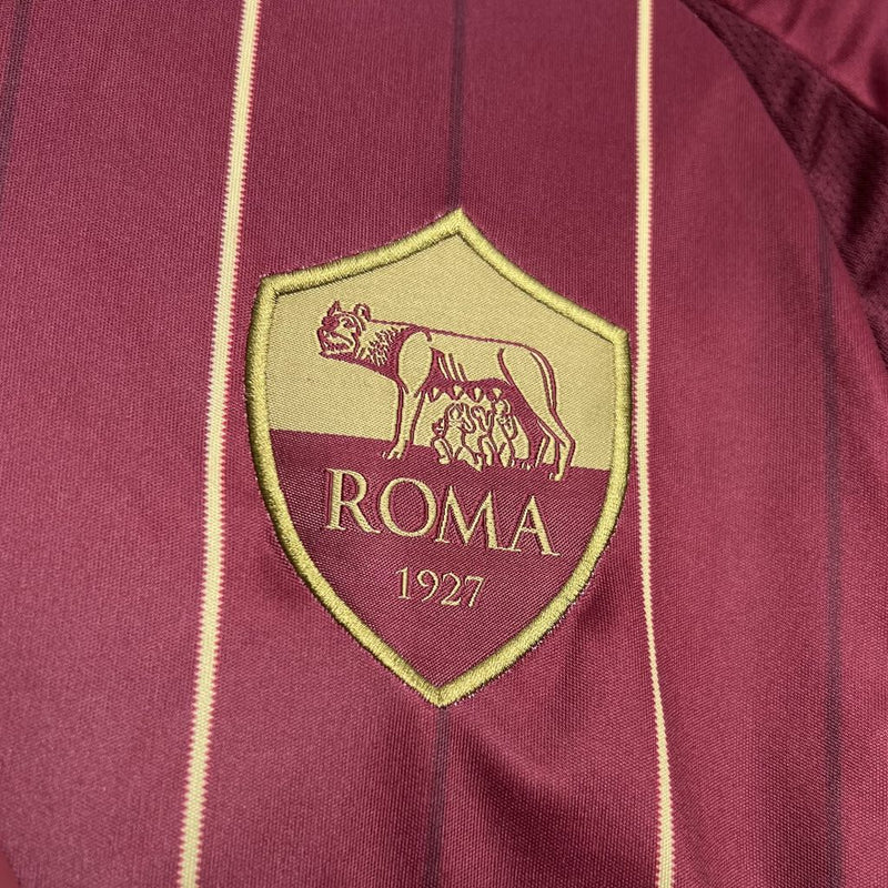 Camisa Roma Home 24/25 - Adidas Torcedor Masculina Lançamento