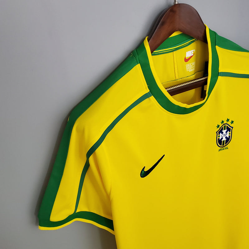 Camisa Seleção Brasileira Retrô 1998 Amarela - Nike