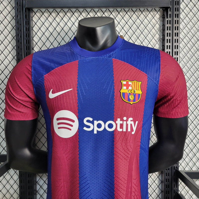 Camisa Barcelona I 23/24 Grená - Nike - Masculino Jogador