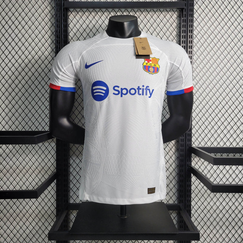 Camisa Barcelona II 23/24 Branca - Nike - Masculino Jogador