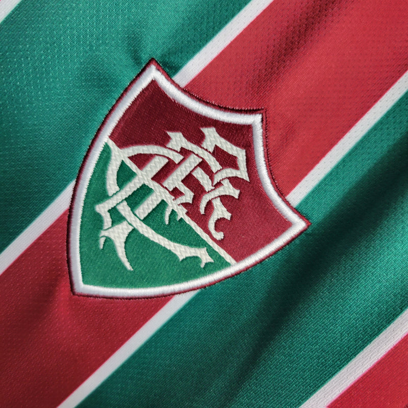 Camisa Feminina Fluminense I 23/24 Umbro - Vinho e Verde