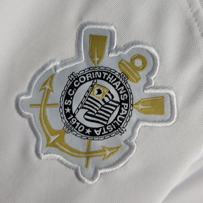 Kit Infantil Corinthians I 22/23 Nike - Branco+Dourado