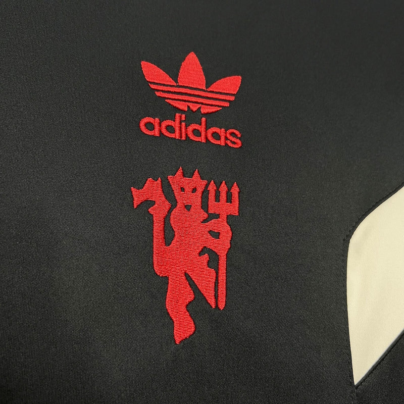 Camisa Manchester United Originals Black 24/25 - Adidas Torcedor Masculina Lançamento