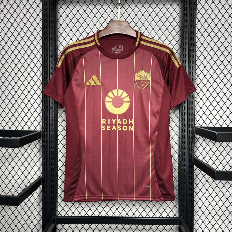 Camisa Roma Home 24/25 - Adidas Torcedor Masculina Lançamento