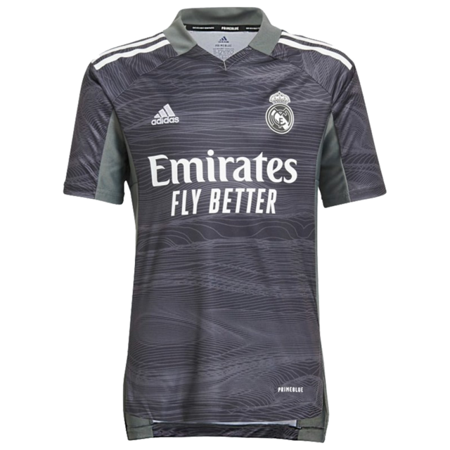 Camisa Goleiro Real Madrid 21/22 Adidas - Cinza