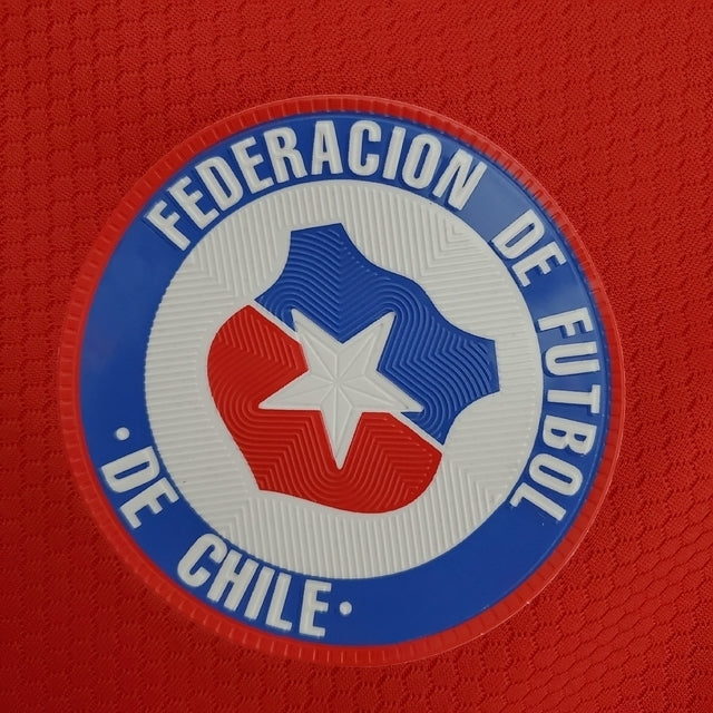 Camisa Seleção Chile I 21/22 Adidas - Vermelho