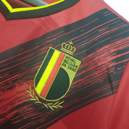 Camisa Seleção Bélgica I 21/22 Adidas - Vermelho