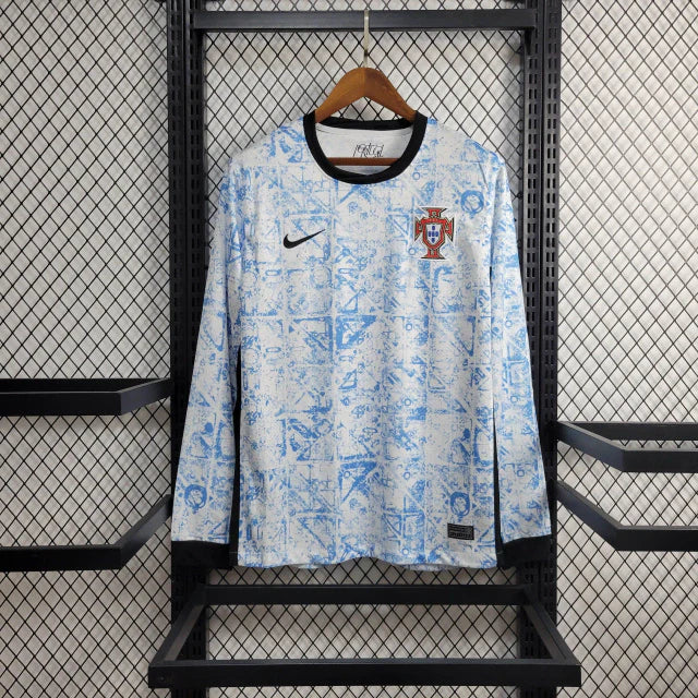 Camisa Portugal Away Manga Comprida 24/25 - Nike Versão Torcedor Masculina