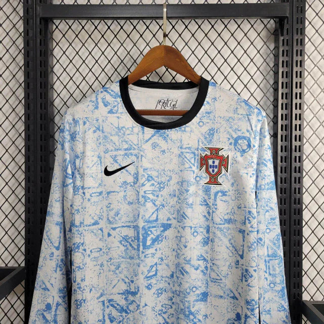 Camisa Portugal Away Manga Comprida 24/25 - Nike Versão Torcedor Masculina