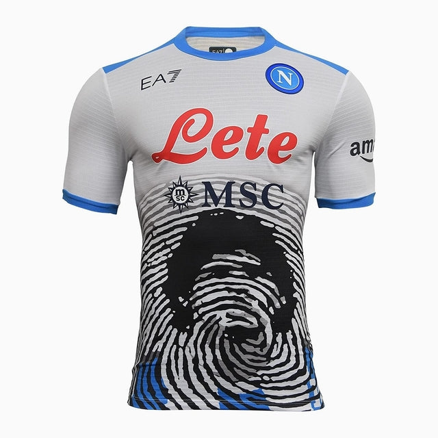 Camisa Napoli Especial Maradona 21/22 EA7 - Branco