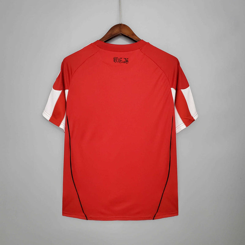 Camisa Bayern de Munique Retrô 2010/2011 Vermelha e Branca - Adidas