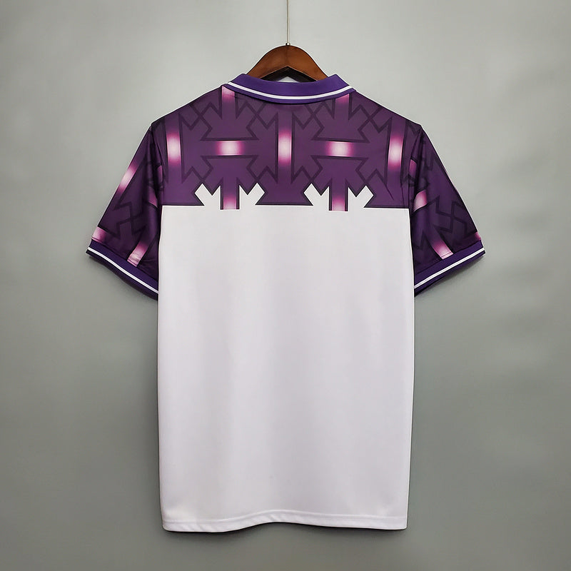 Camisa Fiorentina Retrô 1992/1993 Branca e Roxa - Lotto