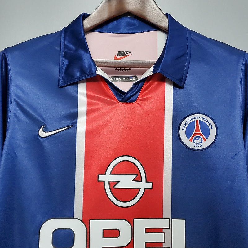 Camisa PSG Retrô 1998/1999 Azul e Vermelha - Nike