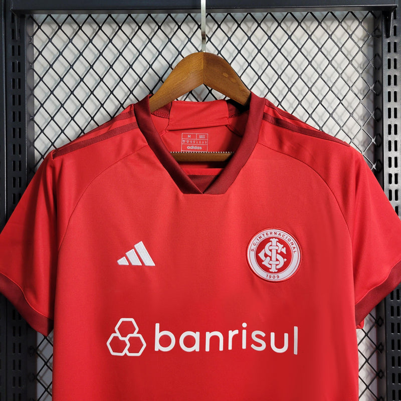 Camisa Internacional I 23/24 Adidas - Vermelho