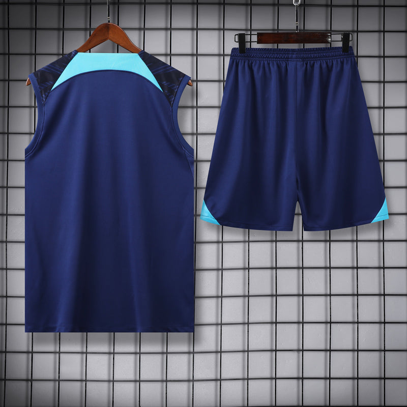 Kit Treino Inglaterra 22/23 Nike - Azul