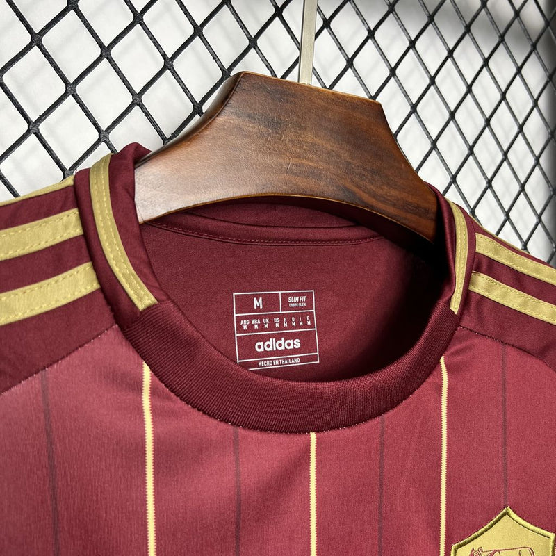 Camisa Roma Home 24/25 - Adidas Torcedor Masculina Lançamento